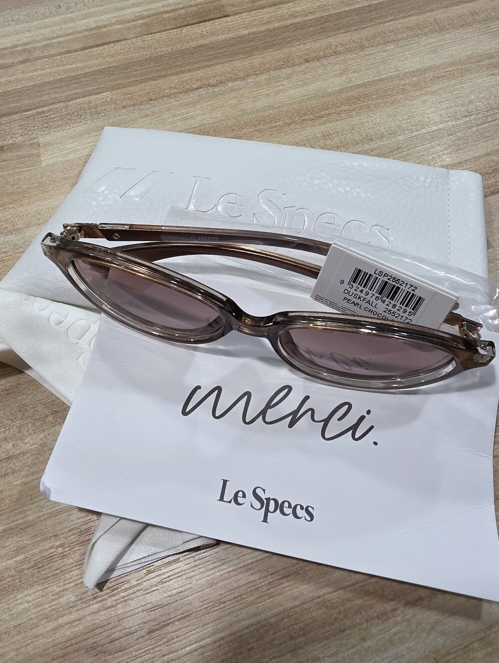 Le Specs Pearl Chocolate